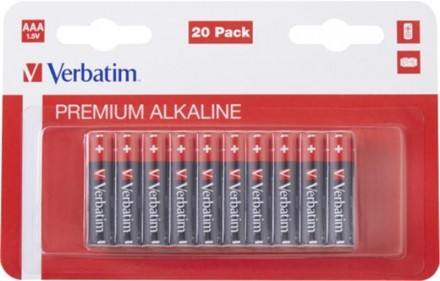 Батарейка Verbatim Alkaline AAA/LR03 BL 20шт_ 
 
Отправка данного товара произво. . фото 2