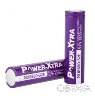 Акумулятор Power-Xtra 18650 Li-Ion 3200 mAh Violet 
 
Отправка данного товара пр. . фото 1