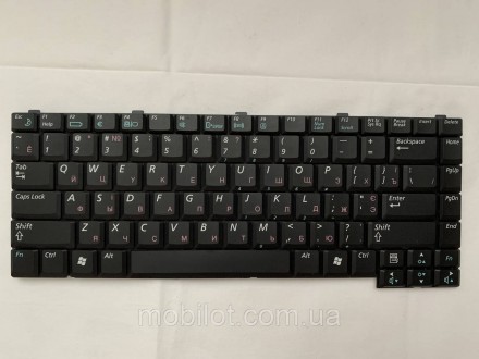 Клавиатура к ноутбуку Samsung М40 оригинальная. В хорошем состоянии, есть следы . . фото 2