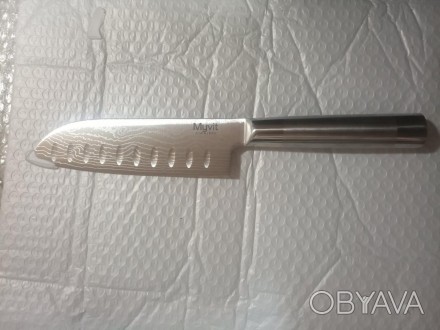 Все ножи очень острые
и отлично держат заточку.
Ножи Myvit имитация дамасской ст. . фото 1