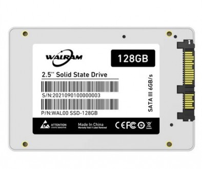Твердотельный накопитель SSD 2.5" WALRAM 120GB SATA 3
Быстрые твердотельные нако. . фото 2