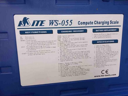 Весы-дозатор ITE WS-055
Технические характеристики
• Разработаны для заправки и . . фото 3