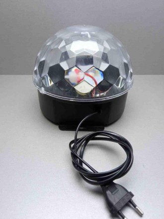 Диско шар UKC Magic Ball Music Bluetooth Музыкальный светодиодный RGB диско шар . . фото 3