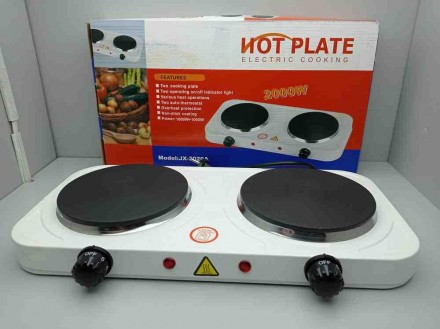 Опис
Електрична плита Hot Plate Electric Cooking JX-2020A 2000 W
Основні характе. . фото 5