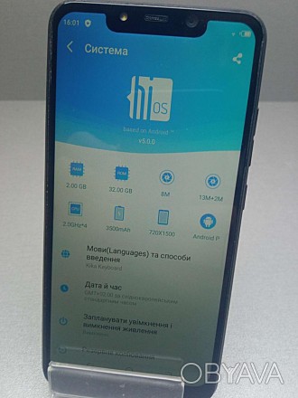Смартфон с Android 9.0
поддержка двух SIM-карт
экран 6.2", разрешение 1520x720
д. . фото 1