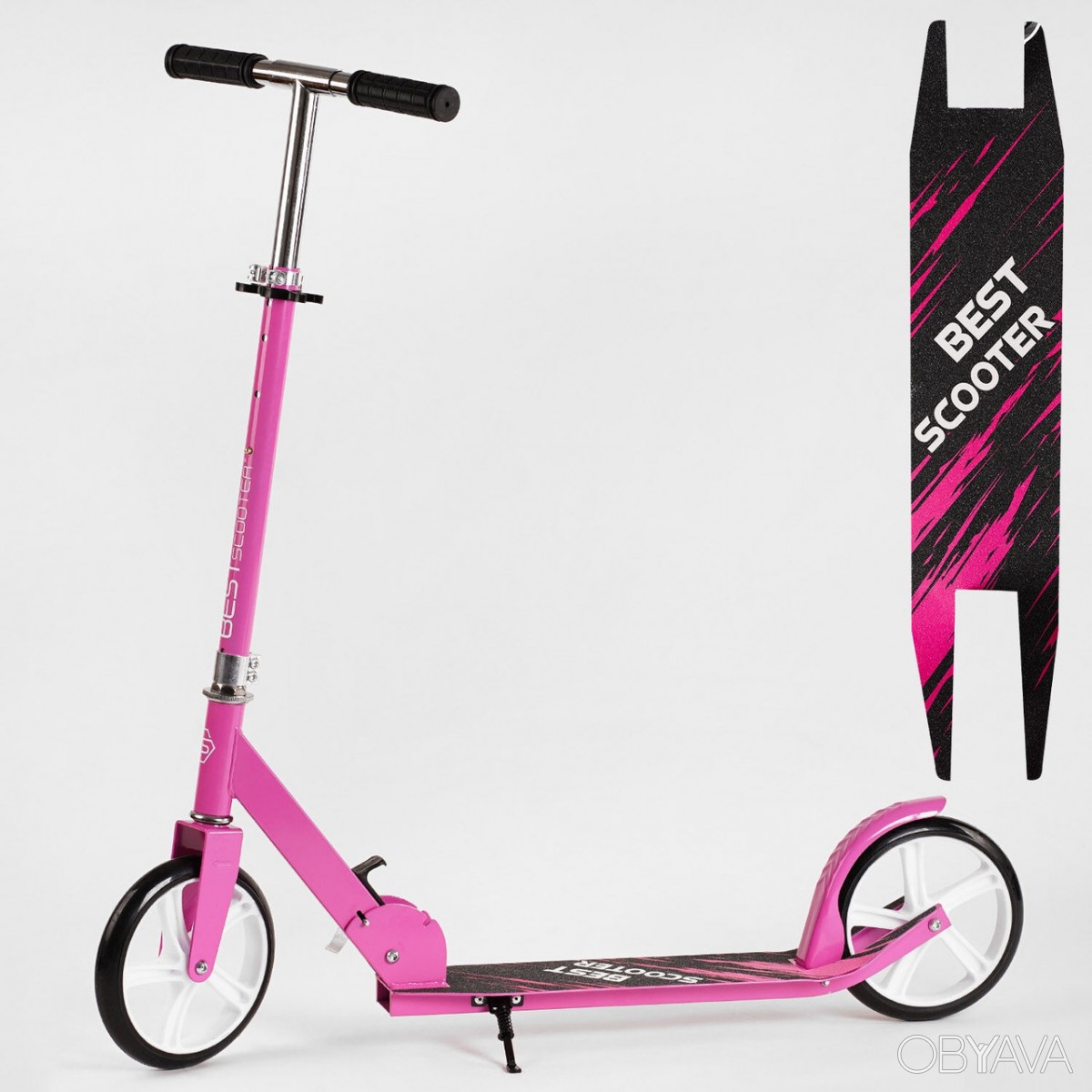 ᐈ Самокат двухколесный Best Scooter R-36124 алюминиевая дека, колеса PU ...