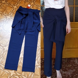 Модні стильні штани темно-синього кольора , гарна якість, бренд Malyk - сучасний. . фото 3