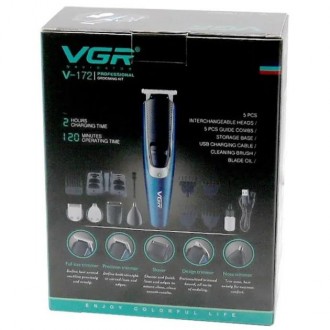 Машинка для стрижки волос VGR V-172 Инновационное устройство разработанное специ. . фото 8