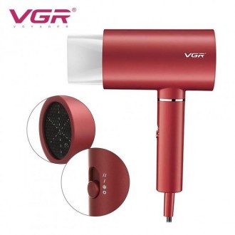 Фен для волосся VGR V 431 — легкий, професійний дизайн забезпечує гладкі, блиску. . фото 3