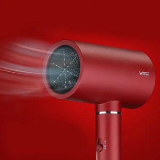 Фен для волосся VGR V 431 — легкий, професійний дизайн забезпечує гладкі, блиску. . фото 5