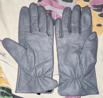 Кожаные перчатки TU, размер-L, ширина-9.5см, средний палец-8.5см, общая длина-24. . фото 3