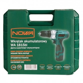 Опис шуруповерта аккумуляторного NOWA WA1815bl:Шуруповерт акумуляторний NOWA WA1. . фото 10