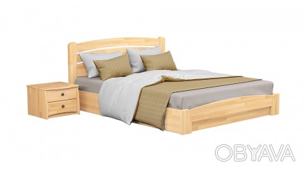 Дерев'яне ліжко "Селена Аурі" торгової марки Естелла - це поєднання вишуканості . . фото 1