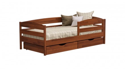 Дерев'яне ліжко "Нота Плюс" торгової марки Естелла - дитяче ліжко з високими окр. . фото 3