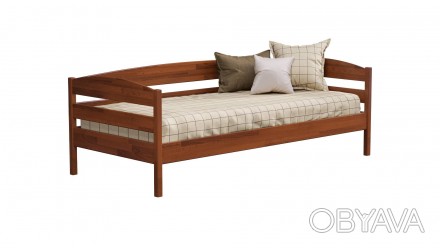 Дерев'яне ліжко "Нота Плюс" торгової марки Естелла - дитяче ліжко з високими окр. . фото 1