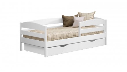 Дерев'яне ліжко "Нота Плюс" торгової марки Естелла - дитяче ліжко з високими окр. . фото 3