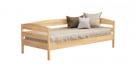 Дерев'яне ліжко "Нота Плюс" торгової марки Естелла - дитяче ліжко з високими окр. . фото 2