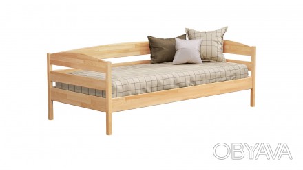 Дерев'яне ліжко "Нота Плюс" торгової марки Естелла - дитяче ліжко з високими окр. . фото 1