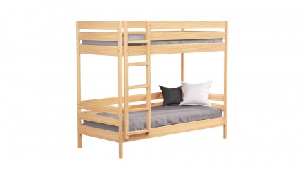 Дерев'яне ліжко "Дует" торгової марки Естелла - надійне і міцне двох'ярусне дитя. . фото 2