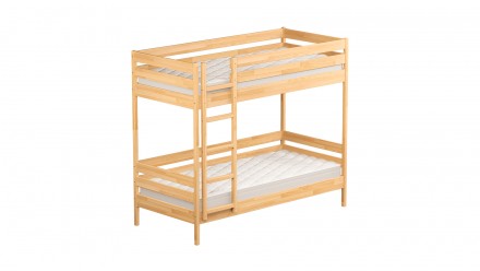 Дерев'яне ліжко "Дует" торгової марки Естелла - надійне і міцне двох'ярусне дитя. . фото 4
