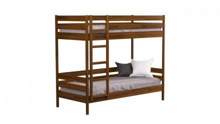 Дерев'яне ліжко "Дует" торгової марки Естелла - надійне і міцне двох'ярусне дитя. . фото 2