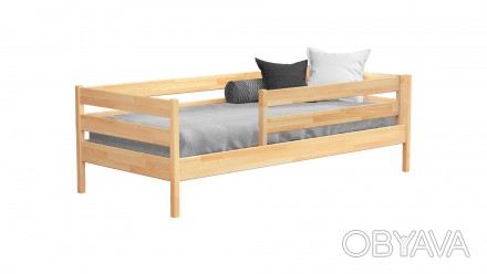 Дерев'яна подвійна планка безпеки для ліжок фабрики Estella. Використовується до. . фото 1