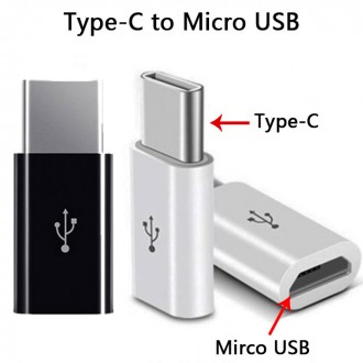 Перехідник живлення Type-C USB 3.1 - MicroUSB Protech P1 – дозволить перетворити. . фото 2