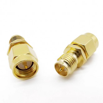  
SMA переходник Unitoptek RP SMA-4/1, SMA-Male (plug) – RPSMA-Female (jack), со. . фото 4