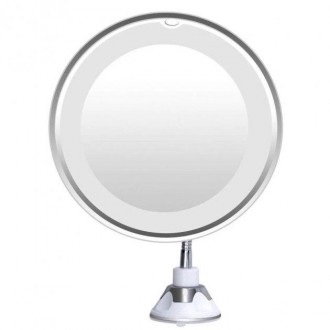 Дзеркало на присосці з LED-підсвіткою кругле Flexible
Дзеркало Flexible Mirror с. . фото 2