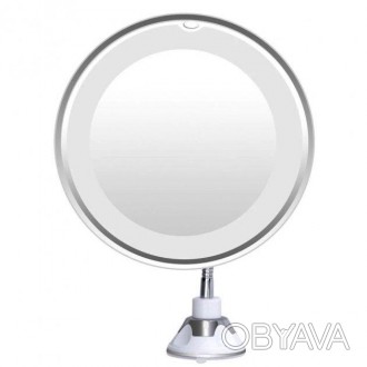 Дзеркало на присосці з LED-підсвіткою кругле Flexible
Дзеркало Flexible Mirror с. . фото 1