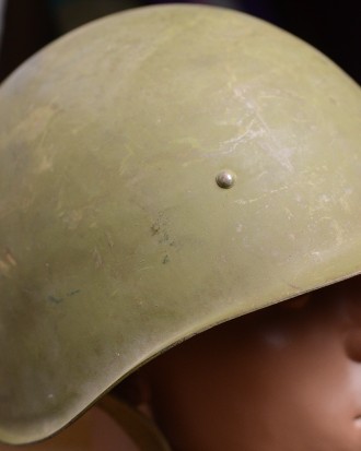 Армійський стальний шолом СШ—40 складського зберігання зріст 2й в залежнос. . фото 5