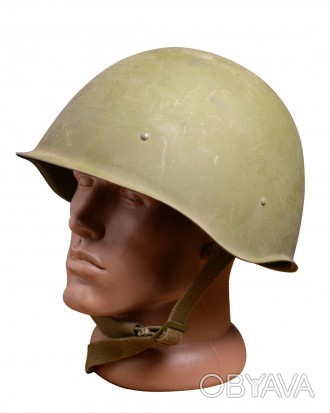 Армійський стальний шолом СШ—40 складського зберігання зріст 2й в залежнос. . фото 1