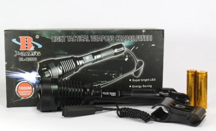 
ліхтарик тактичний, ручний піддульний BL Q2800 T6
 Пропонуємо до вашої уваги чу. . фото 10