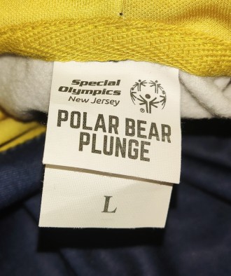 Худи с капюшоном Special Olympics Jersey Polar Bear Plunge, размер-L, длина-73см. . фото 6