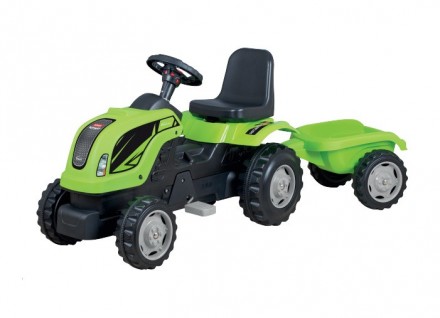 Для дітей трактор на педалях із причепом MMX MICROMAX (01-011) колір зелений
Ігр. . фото 10