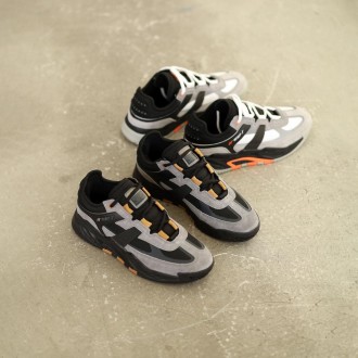 Чоловічі кросівки BaaS 584956 в стильному поєднанні чорного та сірого кольорів. . . фото 4