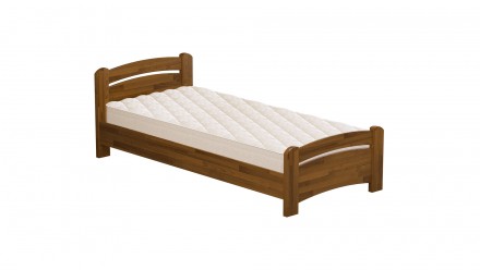 Стійке і високоякісне ліжко. Модель виконана з натурального дерева. Через малень. . фото 3