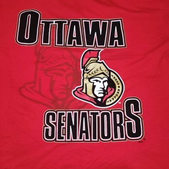 Футболка Tennessee River NHL Ottawa Senators, 100%-cotton, размер-М, длина-70см,. . фото 4