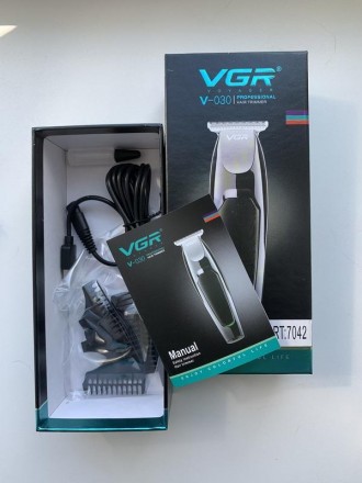 
Машинка для стриження волосся VGR V-030 — чудовий професійний прилад для стриже. . фото 10