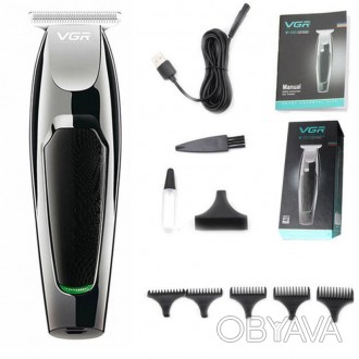 
Машинка для стриження волосся VGR V-030 — чудовий професійний прилад для стриже. . фото 1