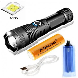 
Ручной светодиодный фонарь Police BL-X71-P90 - это переносной аккумуляторный фо. . фото 2