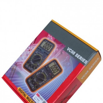 Цифровой мультиметр VC9808 с термопарой
Цифровой мультиметр VC9808 с термопарой . . фото 5