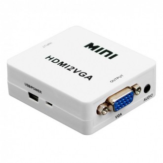 Адаптер HDMI to VGA 720p/1080p (преобразователь, конвертор, переходник) – устрой. . фото 3