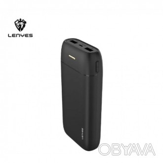 Внешний аккумулятор Power bank Lenyes PX267 20000 Mah батарея зарядка Чёрный