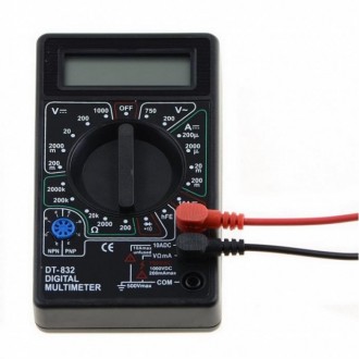 Цифровой мультиметр (тестер) DT-832
Измеряемые параметры:
- напряжение постоянно. . фото 9
