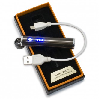 Електрозапальничка сенсорна Lighter USB ZGP 2
Запальничка електроімпульсна ZGP п. . фото 4