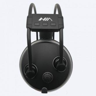 Бездротові навушники NIA S1000 (Hi-Fi, Bluetooth, SDcard, FM Radio)
Бездротові B. . фото 4
