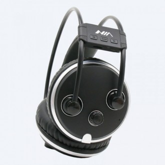 Бездротові навушники NIA S1000 (Hi-Fi, Bluetooth, SDcard, FM Radio)
Бездротові B. . фото 5