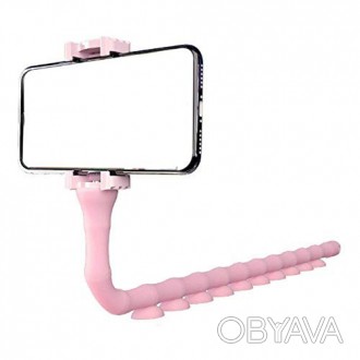 Гибкий держатель для телефона с присосками универсальный Cute Worm Lazy Holder.