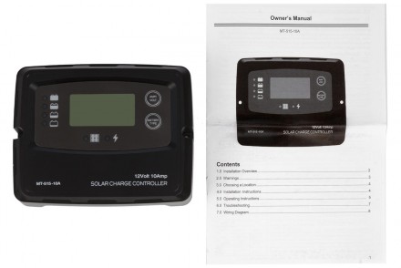 
Контролер зарядки солнечной панели MT515-10A c защитой IP65 допустимая влажност. . фото 6